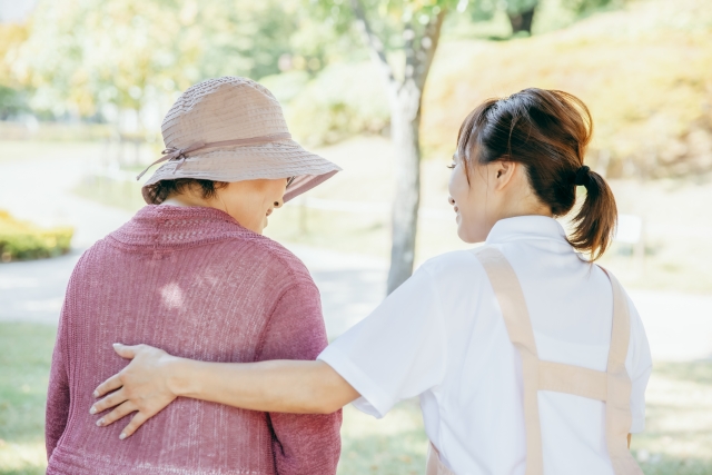 看護師による医療的ケアの様子