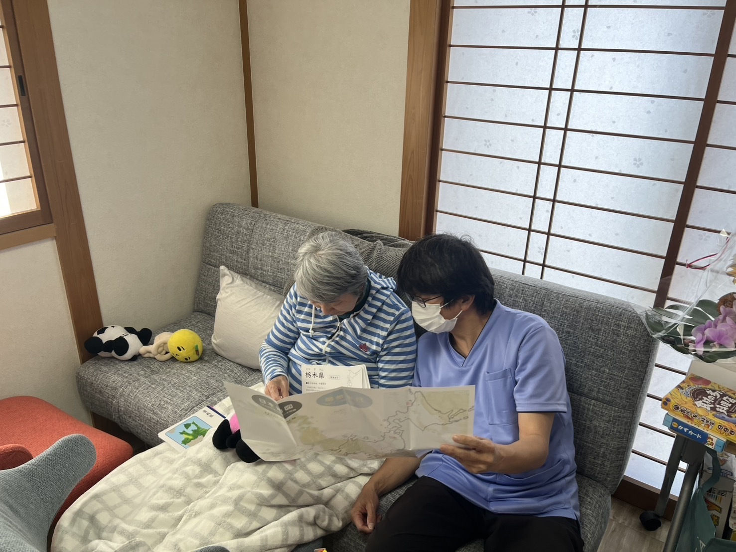 訪問看護スタッフの様子